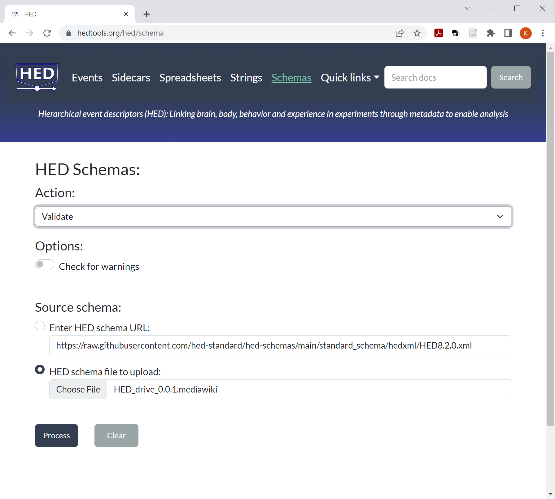 ValidateSchema